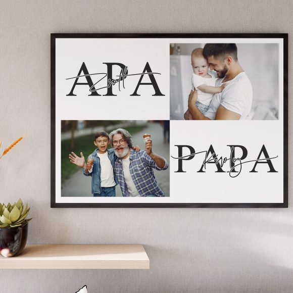 Apa és Papa fényképekkel Lovenir.hu