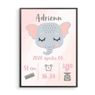 Elefántos poszter lányoknak