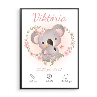 Baba születése - koala család