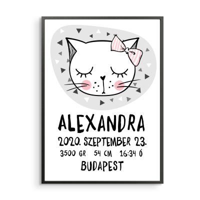 Cicafej születési adatokkal