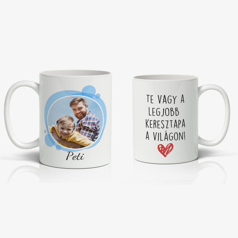 Te vagy a legjobb keresztapa a világon - fényképpel
