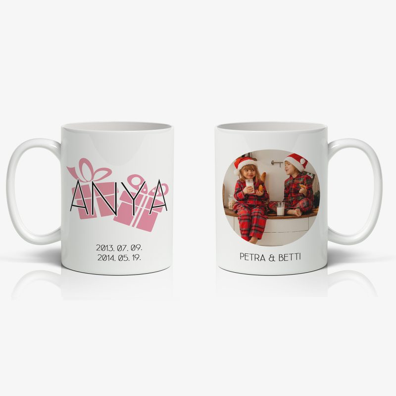 Lányos ajándék fényképpel – Anya