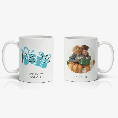 Fiús ajándék fényképpel - Papa