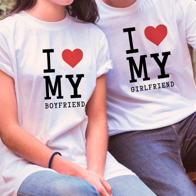 I love my boy/girlfriend páros póló