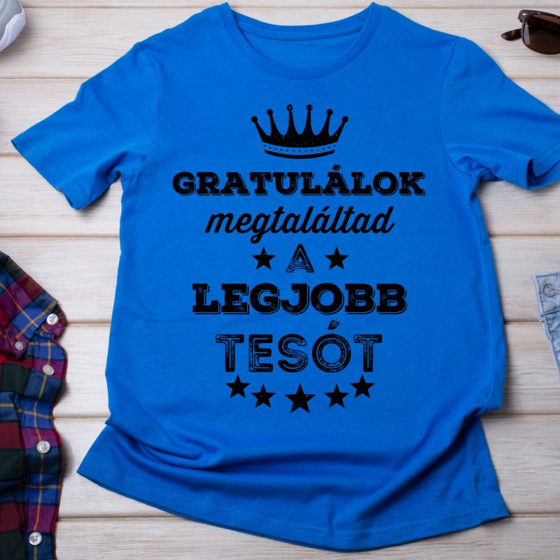 Gratulálok, megtaláltad a legjobb tesót póló
