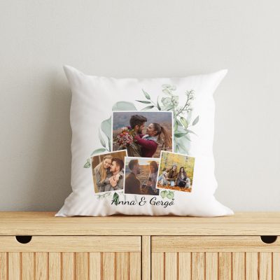 4 fényképes párna nevekkel