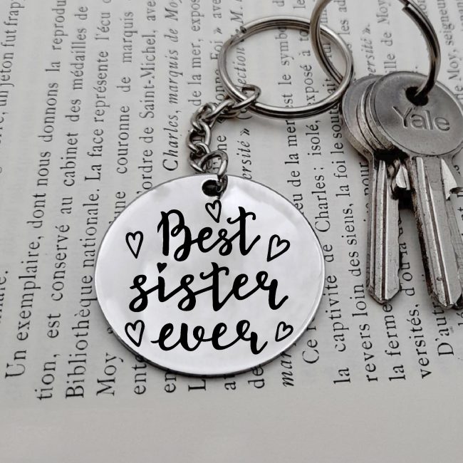 Best sister ever kulcstartó Lovenir.hu