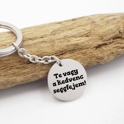 Te vagy a kedvenc seggfejem kulcstartó