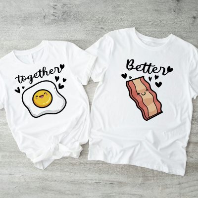 Better together tükörtojás és bacon páros póló