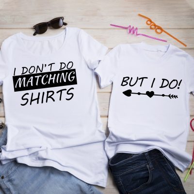 I don't do matching shirts, but I do páros póló