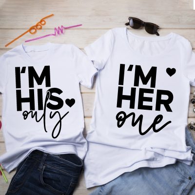 I'm his only, I'm her only páros póló