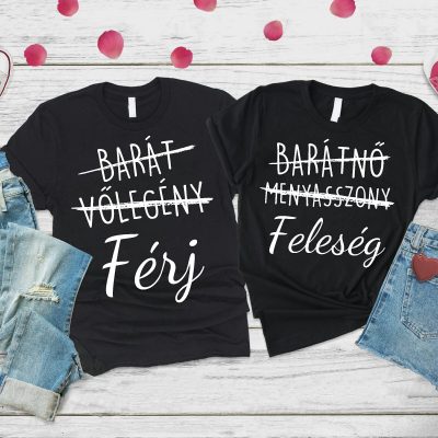 Férj és Feleség páros póló