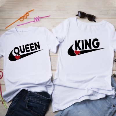 King, Queen páros póló
