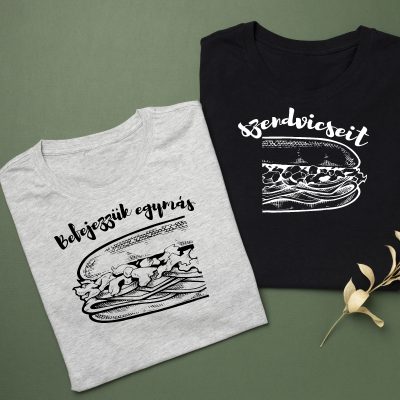 Befejezzük egymás szendvicseit páros póló