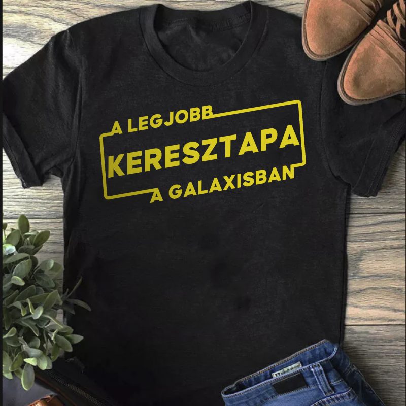 A legjobb keresztapa a galaxisban férfi póló