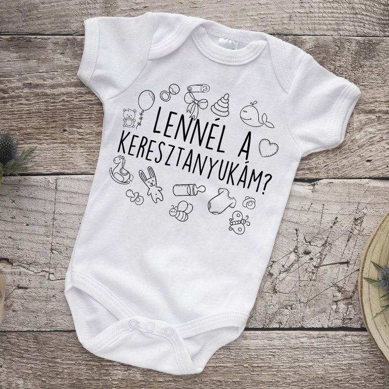 Lennél a keresztanyukám? Gyerek body