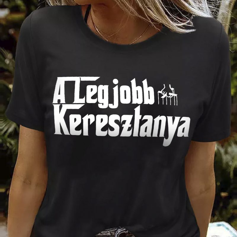 A legjobb keresztanya női póló