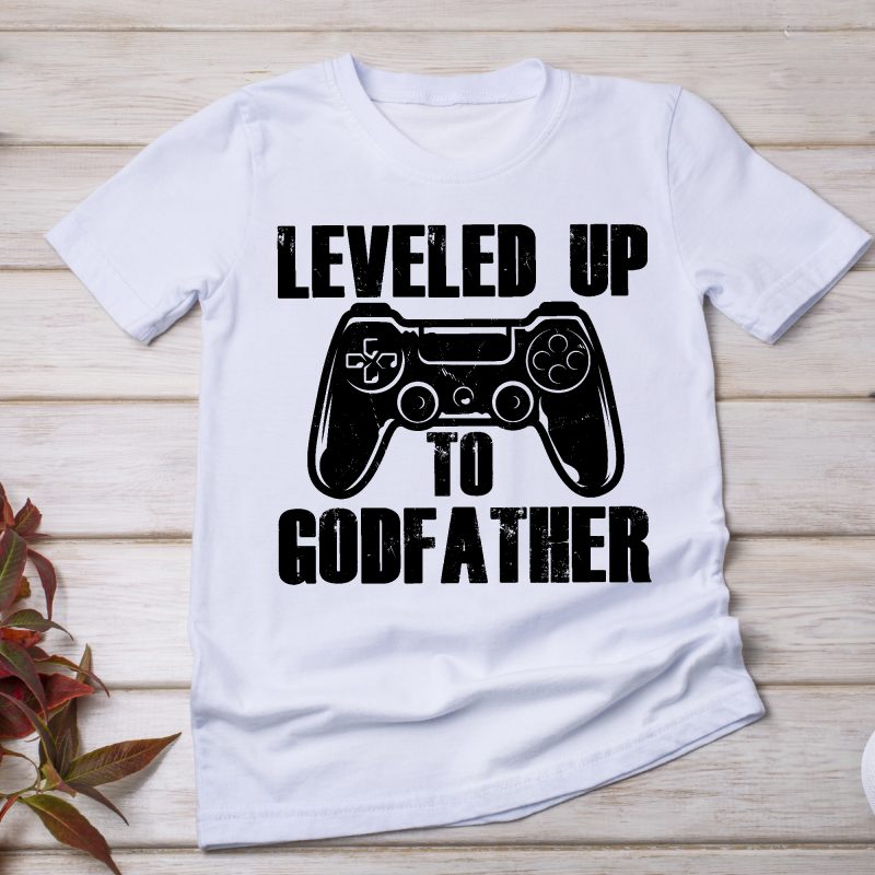 Leveled up to Godfather férfi póló