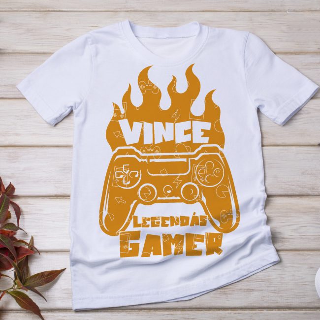 Legendás gamer gyerek póló saját névvel Lovenir.hu