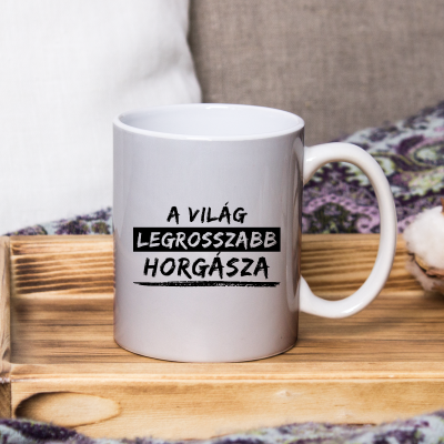 A világ legrosszabb horgásza bögre