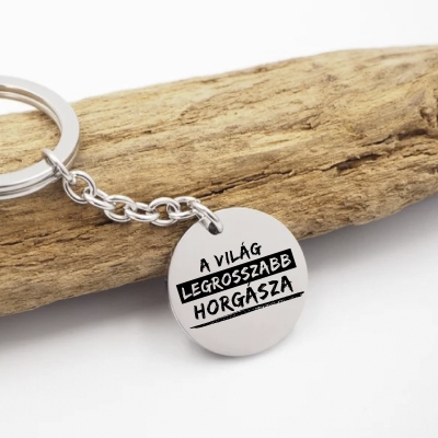 A világ legrosszabb horgásza kulcstartó