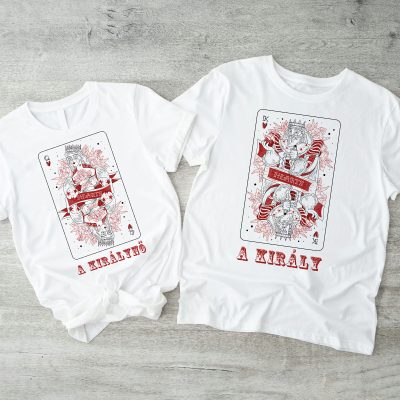 A király, a királynő páros póló