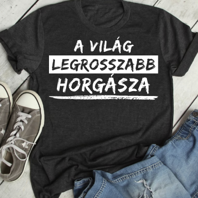 A világ legrosszabb horgásza póló
