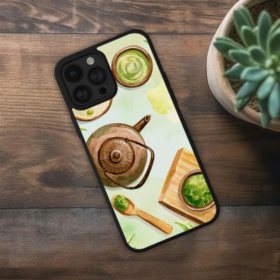 Zöld matcha telefontok
