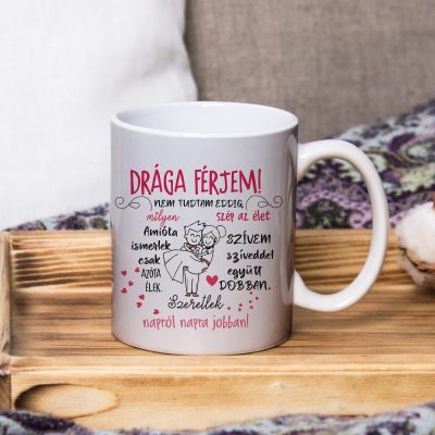 Drága férjem bögre