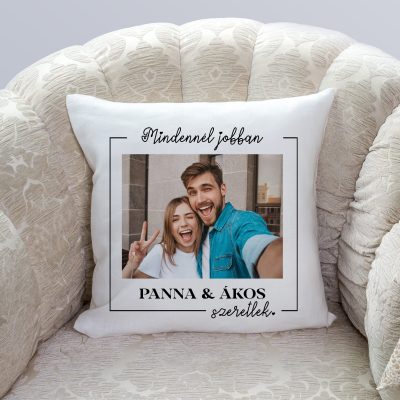 Mindennél jobban szeretlek párna, nevekkel