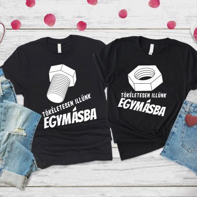 Tökéletesen illünk egymásba páros póló