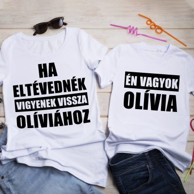 Ha eltévednék vigyenek vissza... páros póló