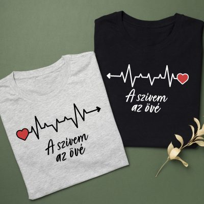 A szívem az övé páros póló