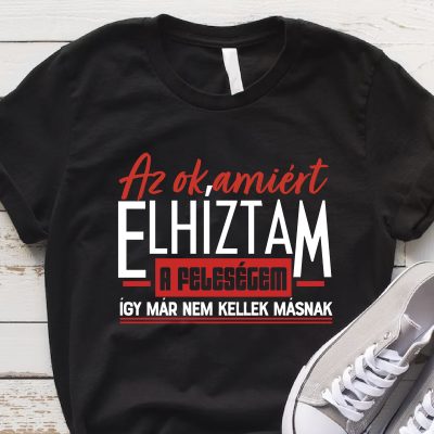 Az ok amiért elhíztam póló