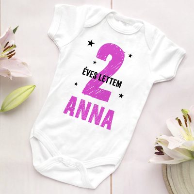 ... éves lettem lányos gyerek póló/body