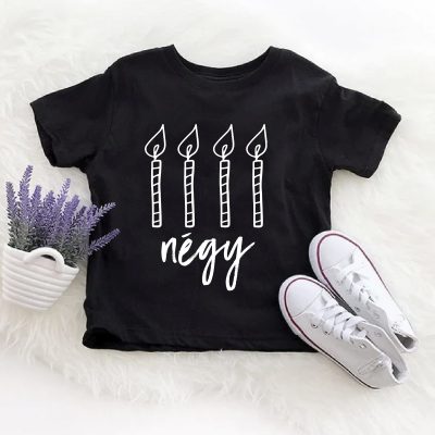 Szülinapi gyertya gyerek póló/body