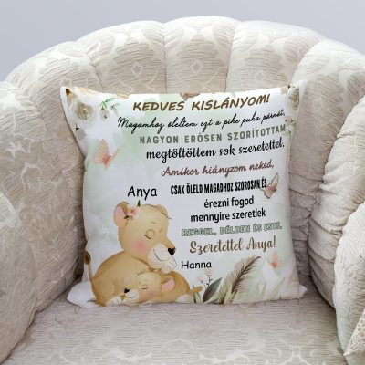 Oroszlános ölelős párna gyermekeknek