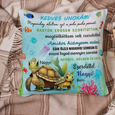 Ölelős párna unokának