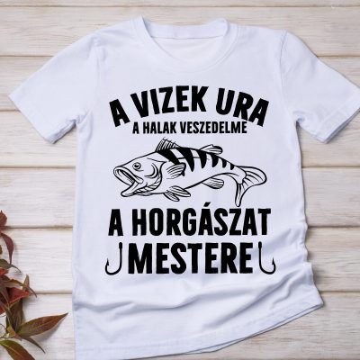 A vizek ura, a halak veszedelme póló