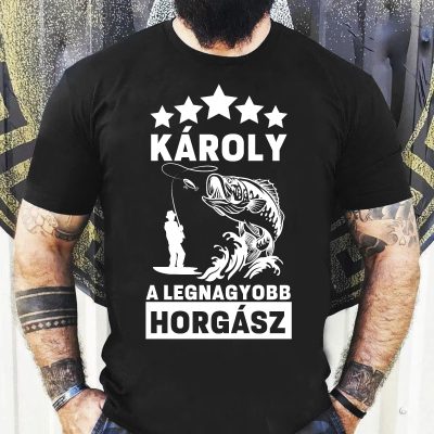 ... a legnagyobb horgász póló