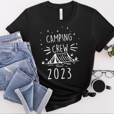 Camping crew évszámmal póló