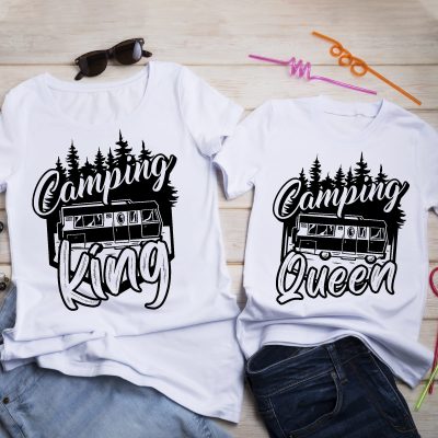 Camping queen/king páros póló