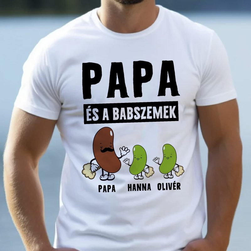 Papa és a babszemek póló