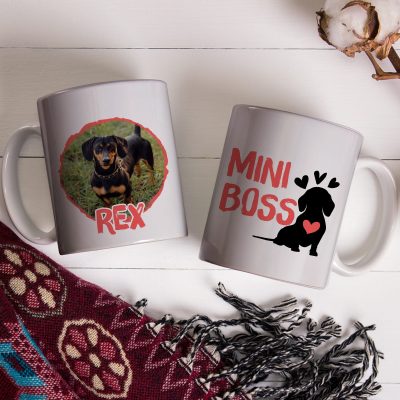 Mini boss fényképes bögre