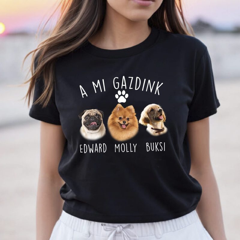 A mi gazdink fényképes póló