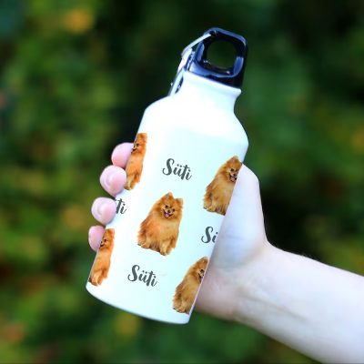 Kisállatos fényképes kulacs