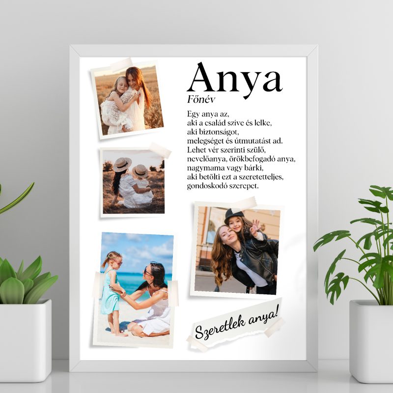Anya, főnév.. poszter 4 fényképpel