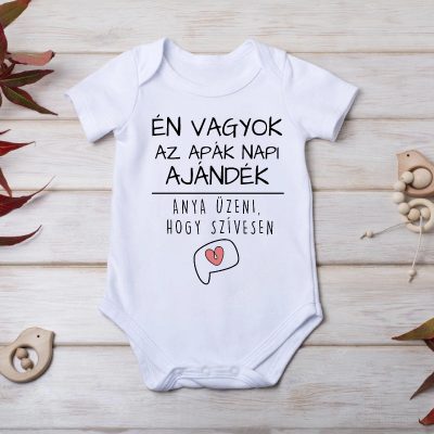 Én vagyok az apák napi ajándék body