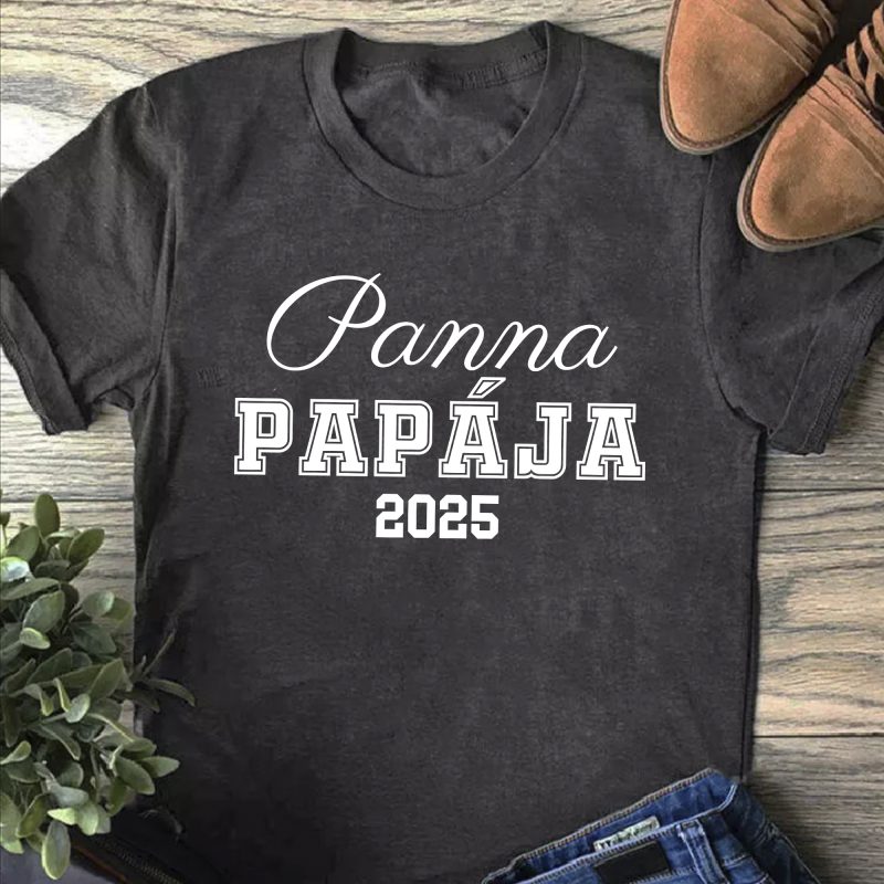 ... papája póló, évszámmal