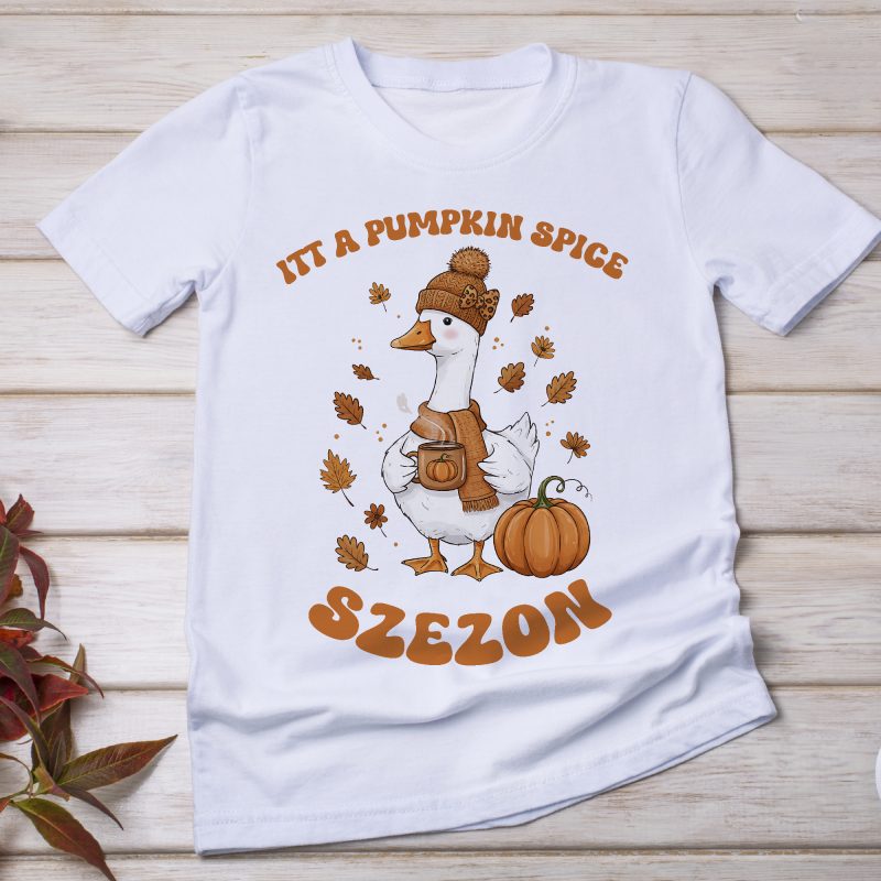 Itt a pumpkin spice szezon póló libával